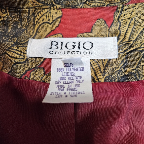 BIGIO COLLECTION Women Paisley Dress Size 14 - Picture 14 of 15